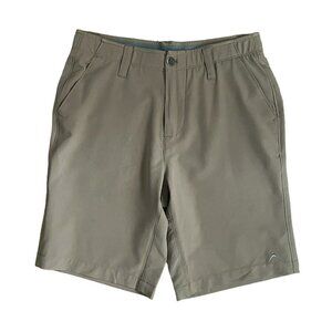 Arctic Cool Mens Cooling Performance Golf Shorts Sz 30 Tan Moisture Wicking UPF